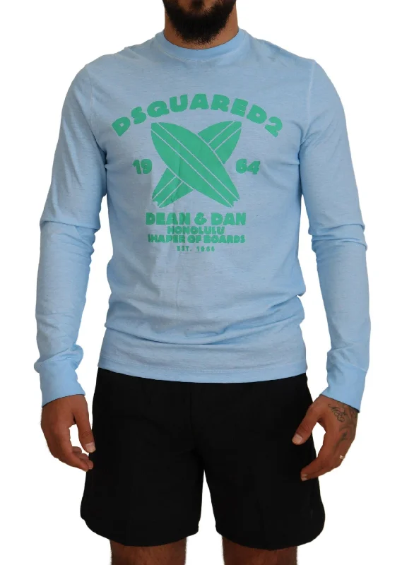 Men's Sweaters in Neutral ColorsDsquared² Printed Long Sleeves Men Men's Sweater (Pre-Owned)