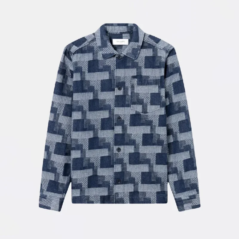 Classic Men's Dress ShirtsLayton Denim Jacquard Overshirt