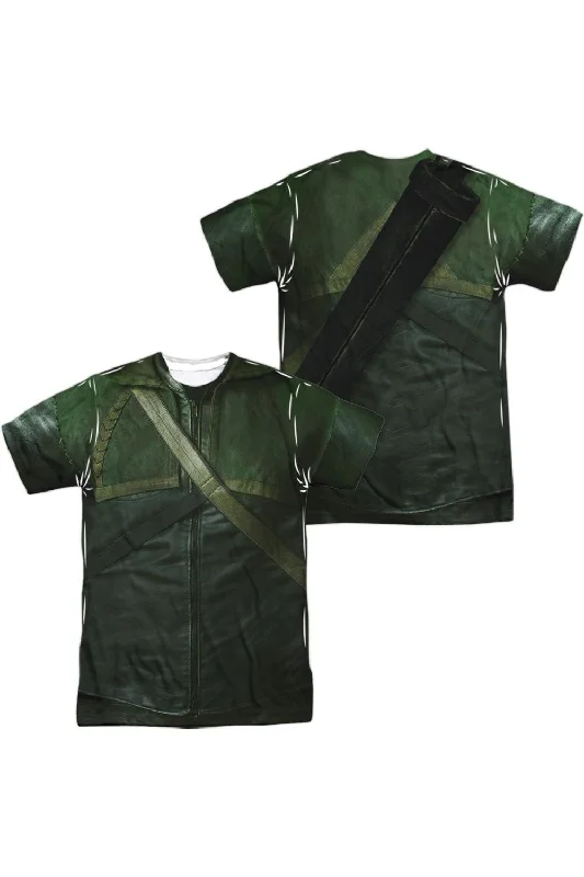 Men's Shirts with Short PlacketsArrow Uniform (Front/Back Print) Short Sleeve Adult Poly Crew Tee / T-Shirt Men's Shirts with Short PlacketsArrow Uniform (Front/Back Print) Short Sleeve Adult Poly Crew Tee / T-Shirt