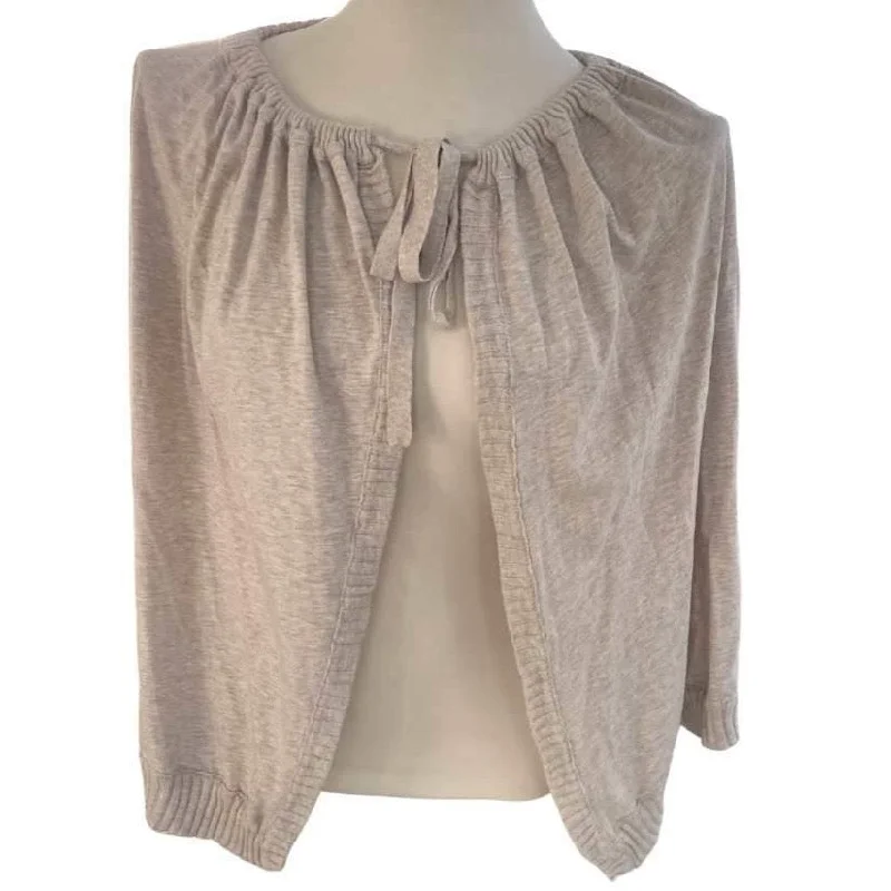 Men's Sweaters with Asymmetrical HemlinesSoft Summer Tie-front Cardigan Sweater