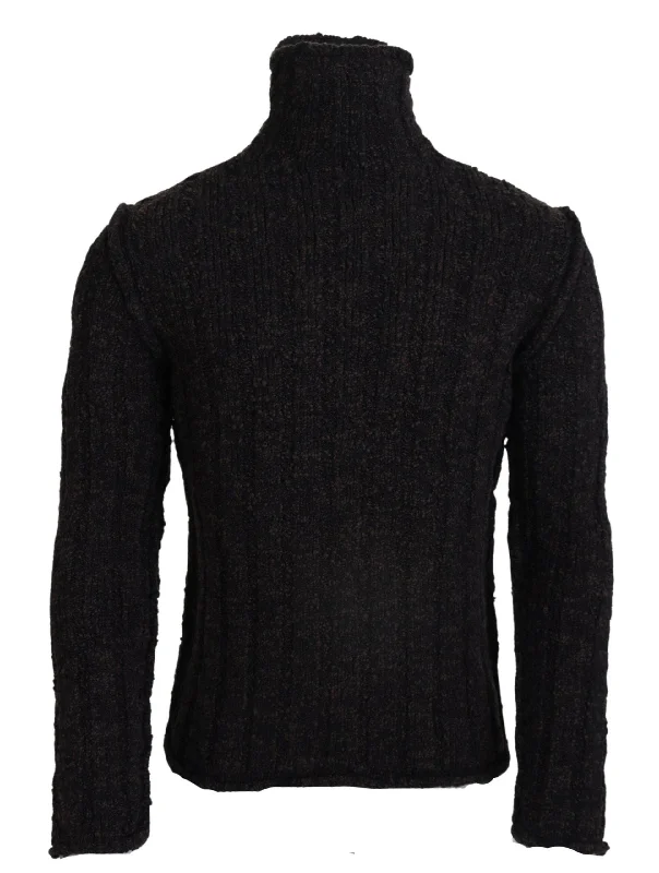 Men's Sweaters with Kangaroo PocketsDolce & Gabbana Elegant Turtleneck Wool-Blend Men's Sweater Men's Sweaters with Kangaroo PocketsDolce & Gabbana Elegant Turtleneck Wool-Blend Men's Sweater