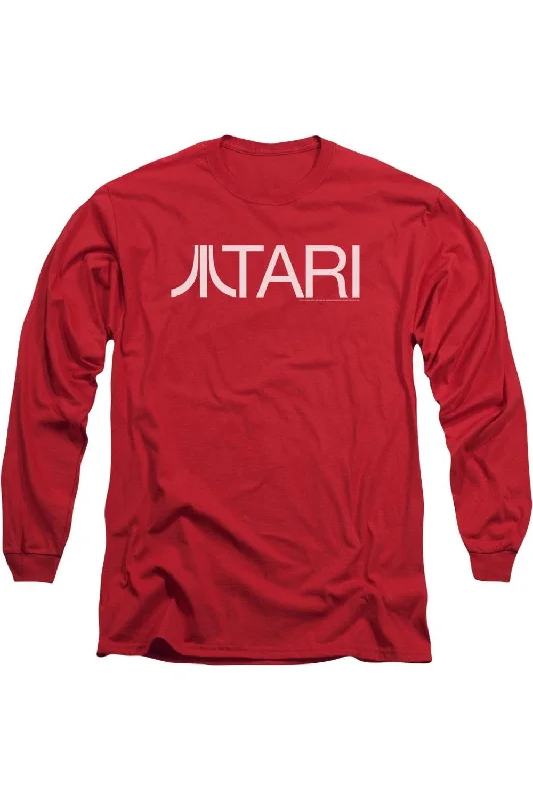 Men's Shirts with Scoop NecksAtari Atari Long Sleeve Adult Tee / T-Shirt