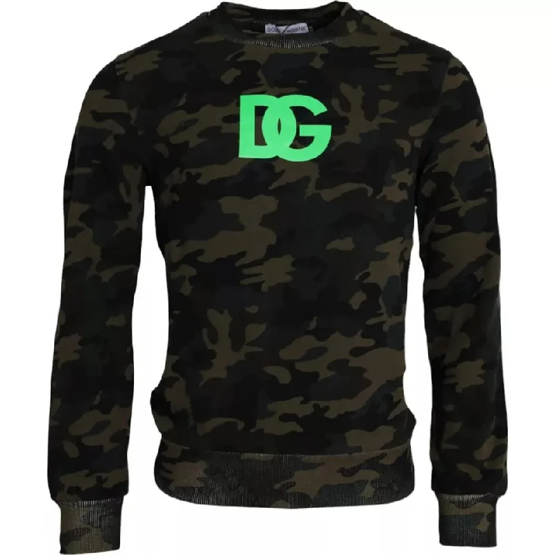 Men's Sweaters with High-Neck DesignsDolce & Gabbana Camouflage Crew Neck Pullover Men's Sweater (Pre-Owned) Men's Sweaters with High-Neck DesignsDolce & Gabbana Camouflage Crew Neck Pullover Men's Sweater (Pre-Owned)
