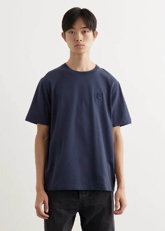 Men's Shirts with Graphic SleevesBold Fox Head Patch Comfort T-Shirt