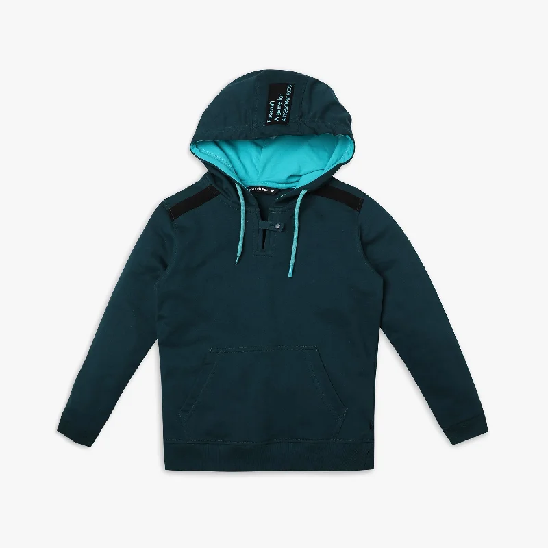 Men's Shirts with Adjustable CuffsBoy's Regular Fit Solid Sweat Tee