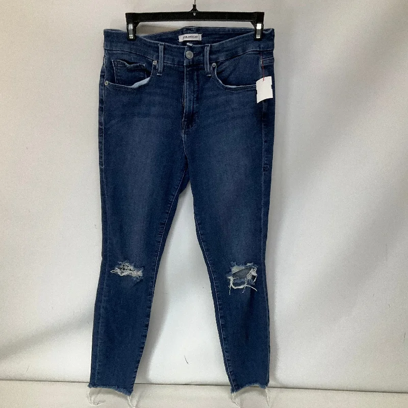 Premium Men's JeansJeans Skinny By Good American In Blue Denim, Size: 8