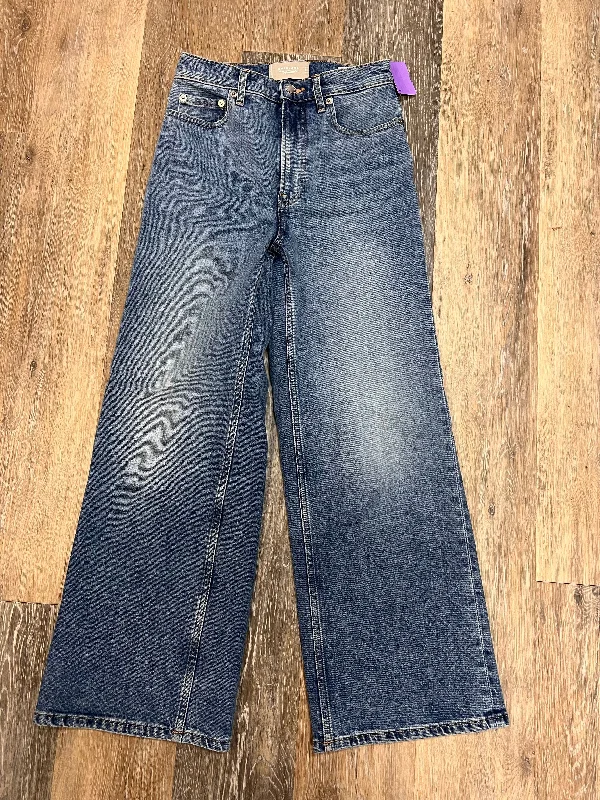 Cool Men's JeansJeans Wide Leg By Everlane In Blue Denim, Size: 1/25 Short