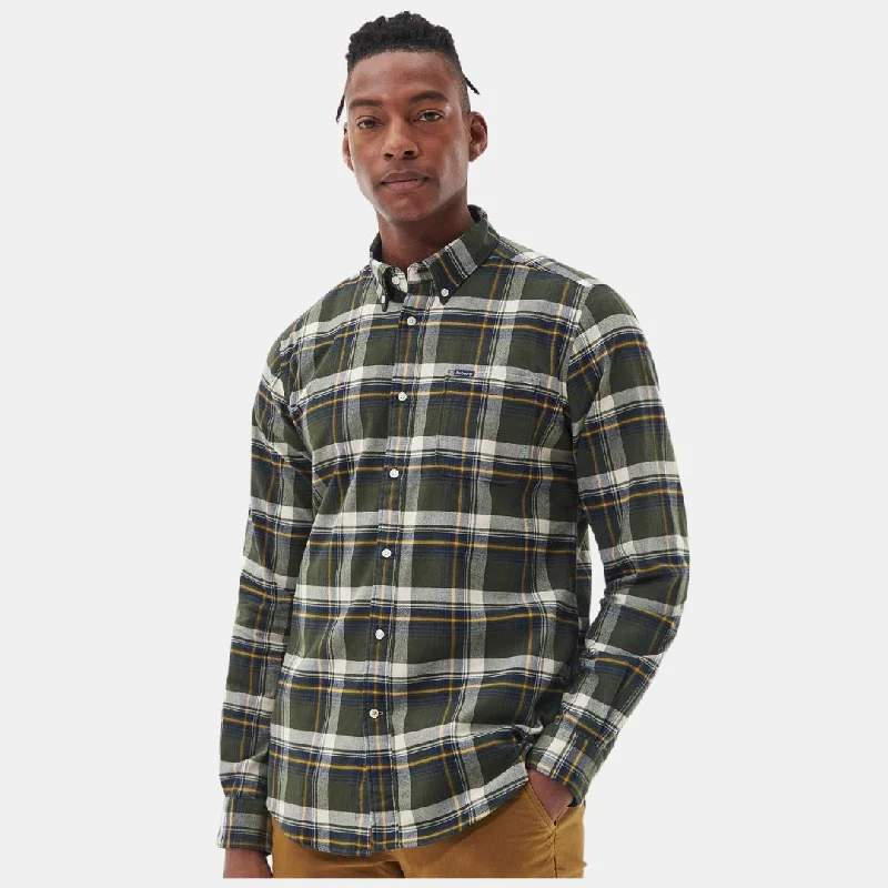 Men's Tennis Shirts for Court ComfortShieldton Tailored Shirt (Olive)