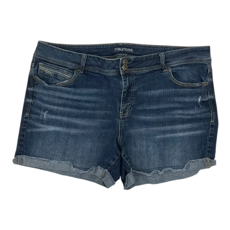 Men's Tailored Pants for a Sharp AppearanceShorts By Maurices In Blue Denim, Size:22