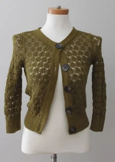 Men's Sweaters for Dressy EventsWarm Autumn Moss Cardigan Sweater