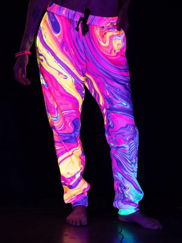 Men's Pants with Embroidered DesignsNeon Nuclear Unisex Joggers