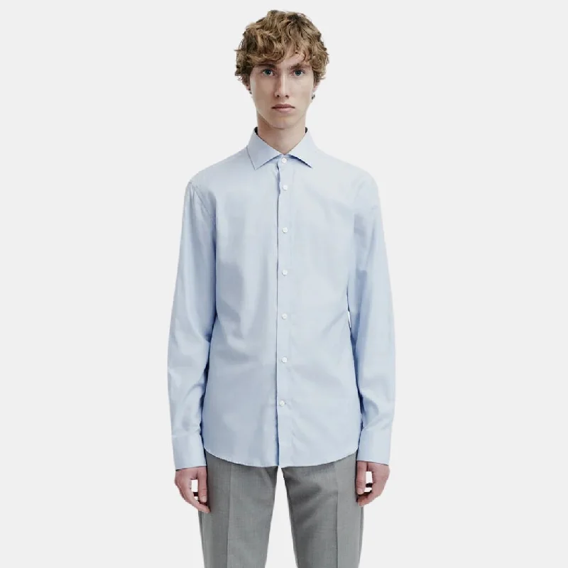 Men's Spread-Collar Shirts for a Bold StatementAdley Shirt (Light Blue)