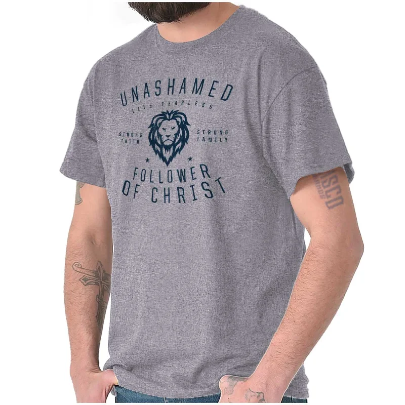 Men's Bamboo Fiber Shirts for Softness and BreathabilityUnashamed Follower T Shirt