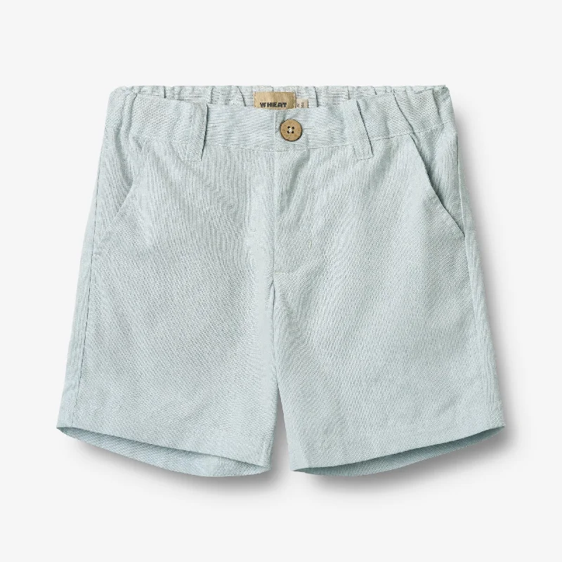 Comfortable Men's JoggersShorts Elvig - light blue chambray