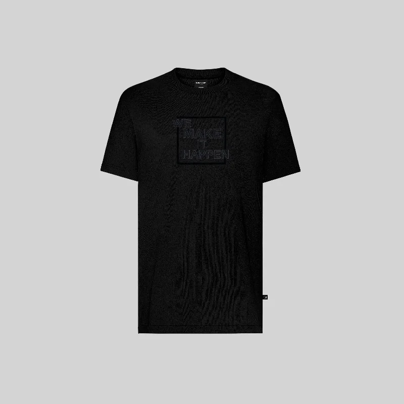 Men's Shirts with Short PlacketsNUVOLARI T-SHIRT BLACK