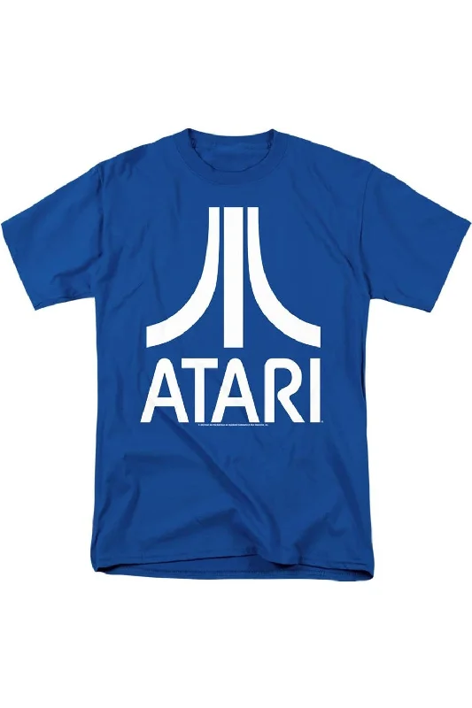 Men's Shirts with Animal PrintsAtari Atari Logo Short Sleeve Adult Tee / T-Shirt