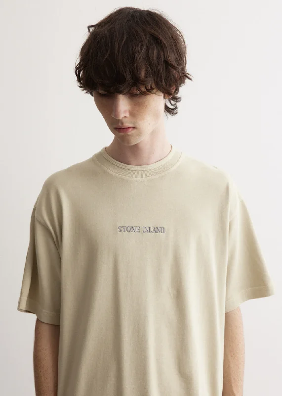 Men's Shirts with Bow TiesTape Applique T-Shirt