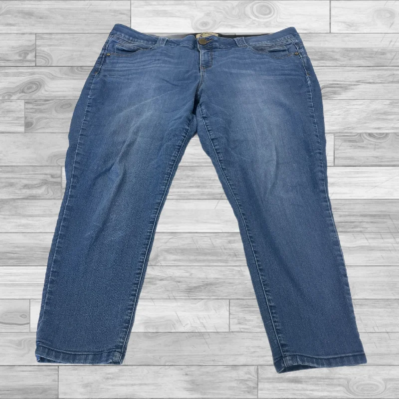 Elegant Straight-Leg Men's JeansJeans Jeggings By Democracy In Blue Denim, Size: 20