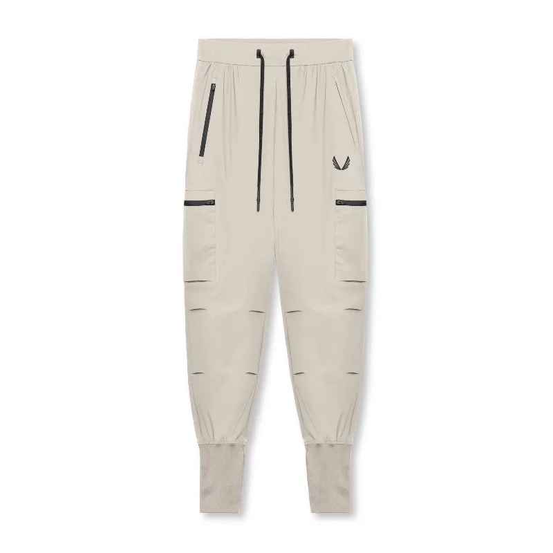 Men's High-Waisted Pants for a Retro Style0827. Tetra-Lite® Inlay Pocket High Rib Jogger - Sand Smoke Men's High-Waisted Pants for a Retro Style0827. Tetra-Lite® Inlay Pocket High Rib Jogger - Sand Smoke