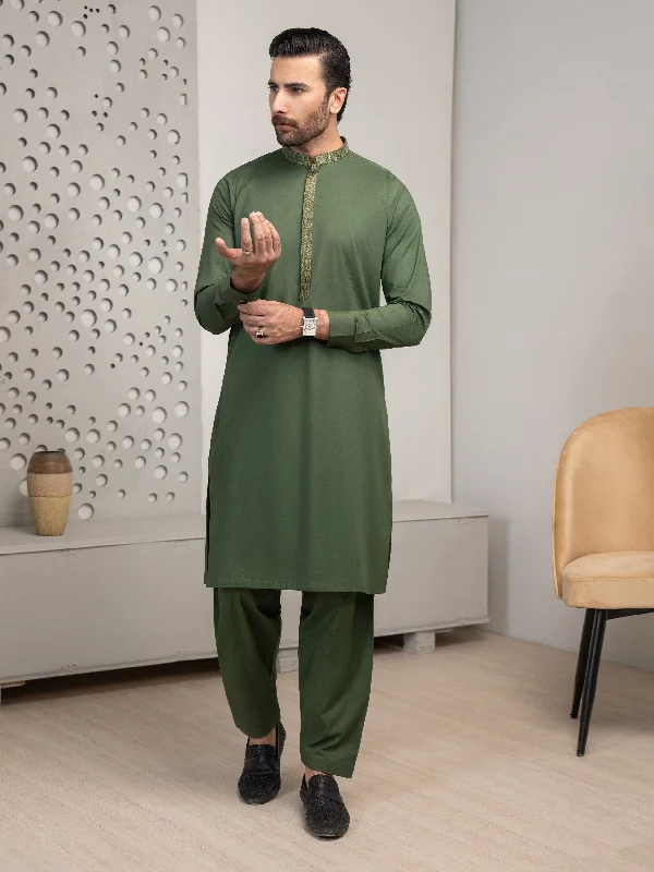 Cotton Suit-Embroidered