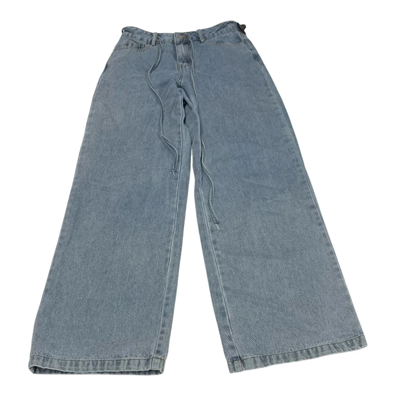 Men's Jeans with EmbroideryJeans Straight By Her Entire Name Says Grace In Blue Denim, Size: Xs Men's Jeans with EmbroideryJeans Straight By Her Entire Name Says Grace In Blue Denim, Size: Xs
