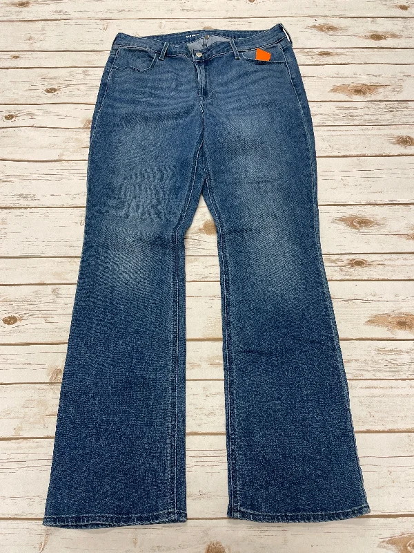 Wide-Leg Men's JeansJeans Boot Cut By Old Navy In Blue Denim, Size: 12