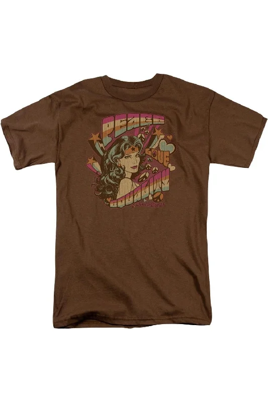 Men's Shirts with CollarsDC Comics Peace Short Sleeve Adult Tee / T-Shirt