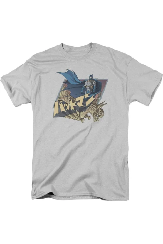 Men's Shirts with Appliquéd SleevesBatman Japanese Knight Short Sleeve Adult Tee / T-Shirt Men's Shirts with Appliquéd SleevesBatman Japanese Knight Short Sleeve Adult Tee / T-Shirt