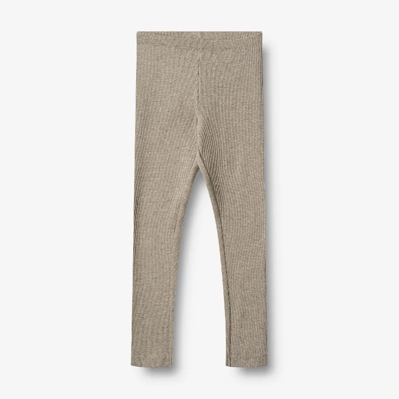Men's Pants with Shallow PocketsJersey Legggings Jules - gravel melange