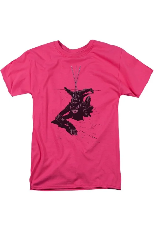 Men's Shirts with Hidden PocketsBatman Catwoman Rope Short Sleeve Adult Tee / T-Shirt Men's Shirts with Hidden PocketsBatman Catwoman Rope Short Sleeve Adult Tee / T-Shirt