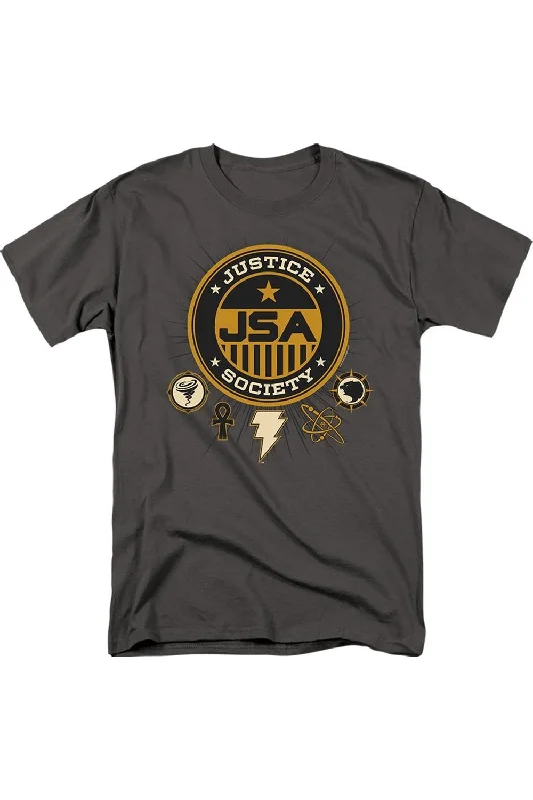 Men's Shirts with Antimicrobial TreatmentBlack Adam Black Adam Justice Society Short Sleeve Adult Tee / T-Shirt Men's Shirts with Antimicrobial TreatmentBlack Adam Black Adam Justice Society Short Sleeve Adult Tee / T-Shirt
