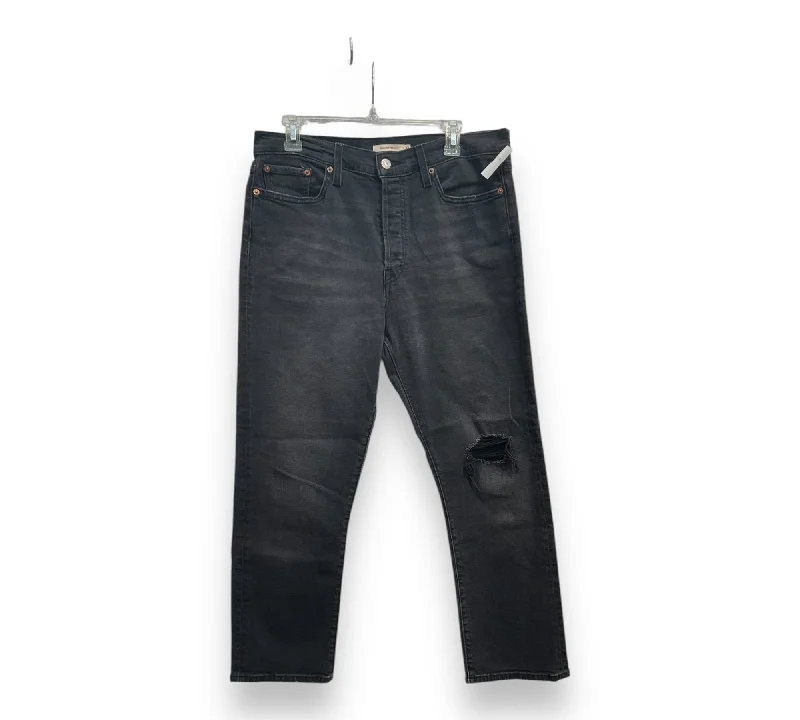 Classic Blue Men's JeansJeans Straight By Levis In Black, Size: 14