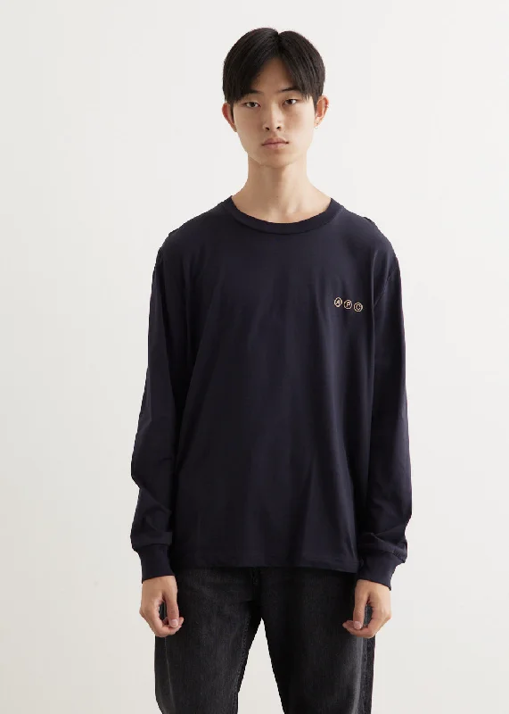 Men's Shirts with Mandarin CollarsManche Longue Adresse T-Shirt