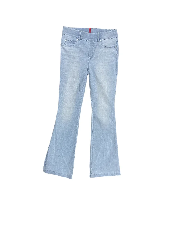 Designer Skinny Men's JeansJeans Boot Cut By Spanx In Blue Denim, Size: S