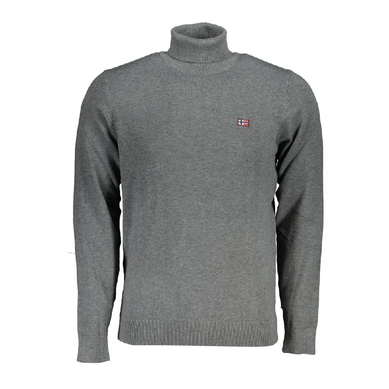 Men's Sweaters with A-Line ShapesNorway 1963 Fabric Men's Sweater