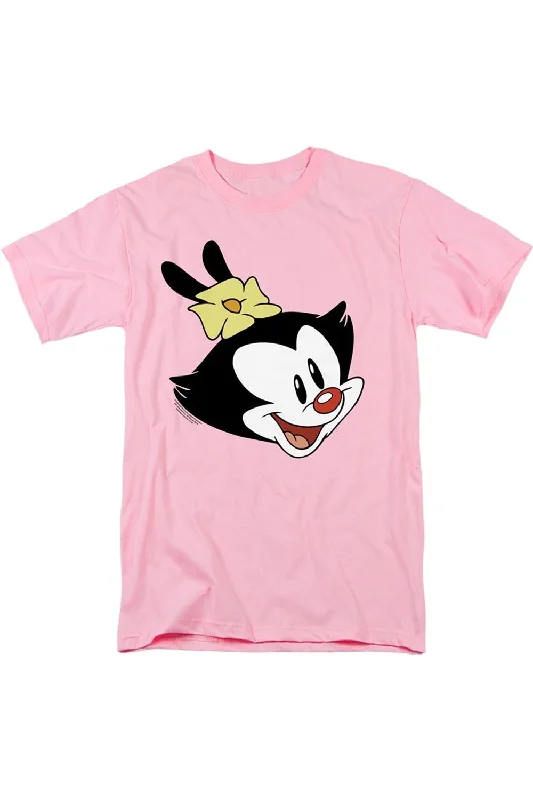 Men's Shirts with Embellished CollarsAnimaniacs Dot Head Short Sleeve Adult Tee / T-Shirt Men's Shirts with Embellished CollarsAnimaniacs Dot Head Short Sleeve Adult Tee / T-Shirt