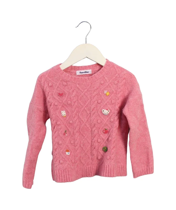 Men's Sweaters for Winter SportsFamiliar Knit Sweater 4T (110cm)