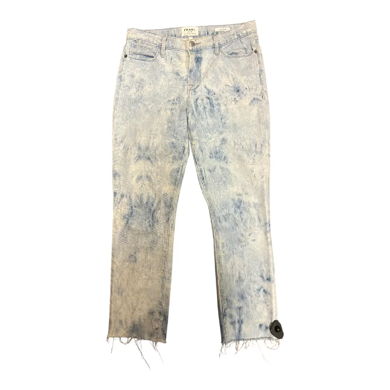 Light Wash Men's JeansJeans Straight By Frame In Blue Denim, Size: 6
