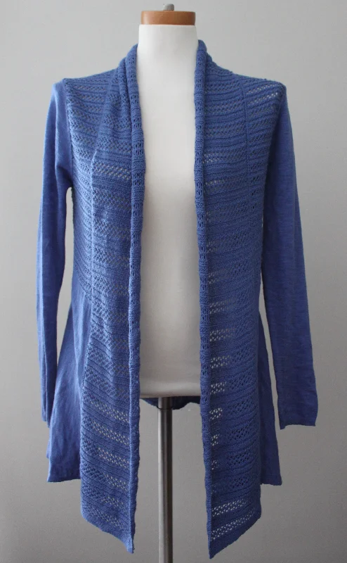 Men's Sweaters for Casual OccasionsCool Summer Blue Lightweight Cardigan
