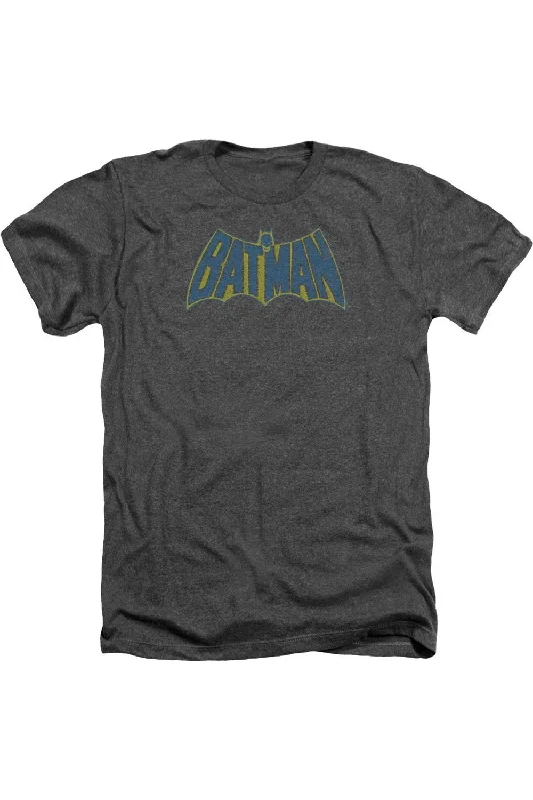 Men's Performance Shirts for SportsBatman Sketch Logo Adult Heather Tee / T-Shirt