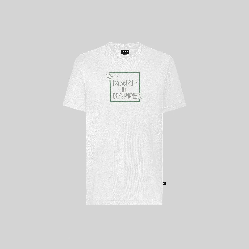 Men's Shirts with Hidden ButtonsNUVOLARI T-SHIRT WHITE