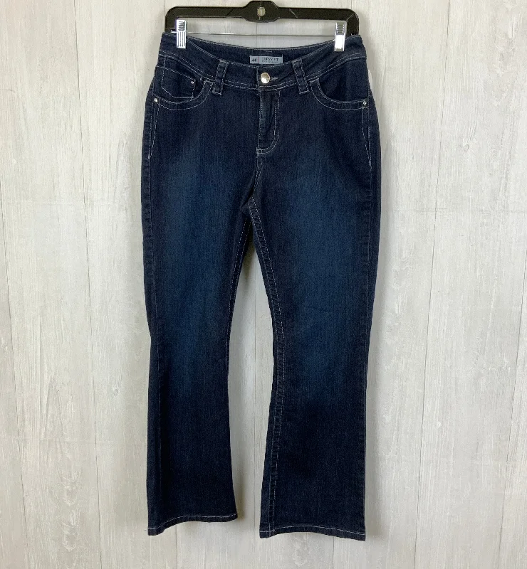 Dark Wash Men's JeansJeans Boot Cut By Lee In Navy, Size: 10petite