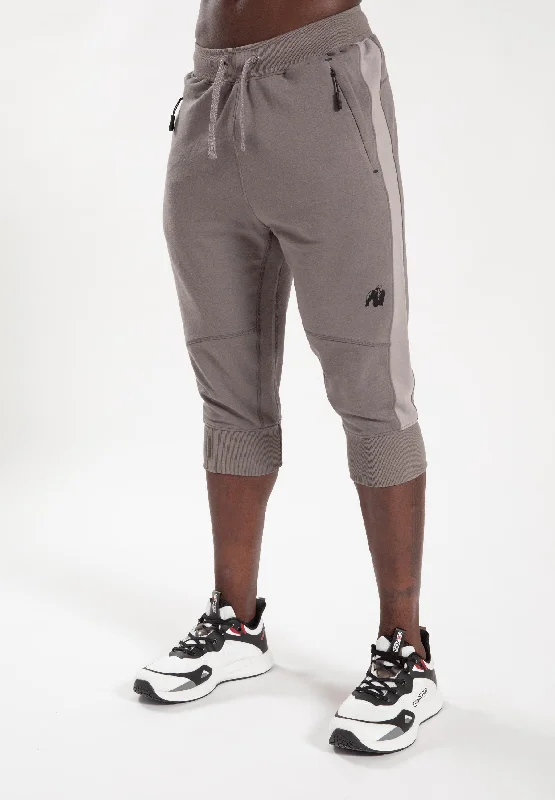 Stylish Men's Cargo PantsThompson 3/4 Sweatpants  - Gray