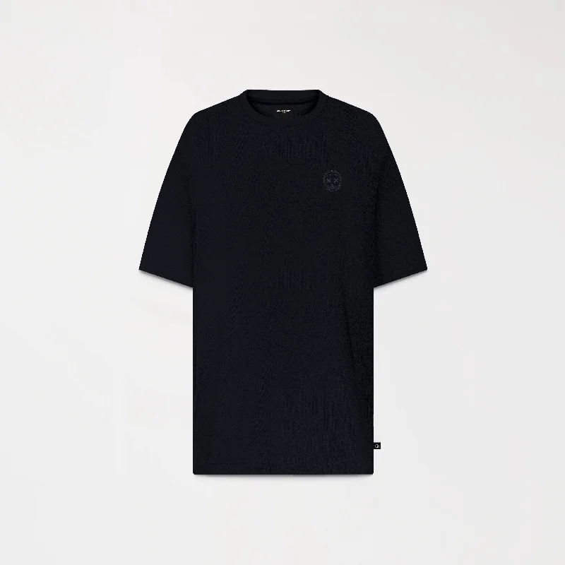Men's Shirts with Drawstring WaistbandsAPILO T-SHIRT OVERSIZED MEN BLACK