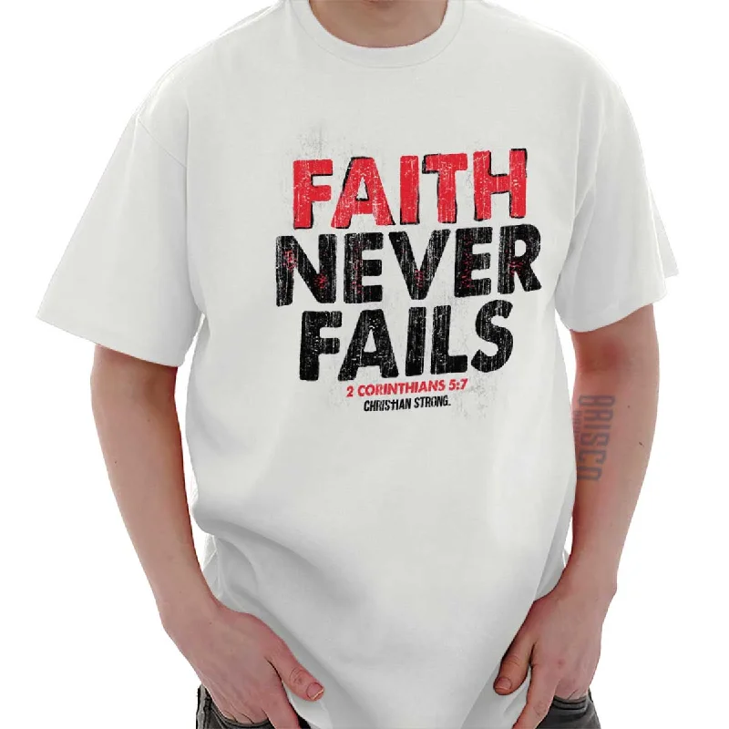 Men's Vintage T-Shirts for a Retro VibeFaith Never Fails T Shirt