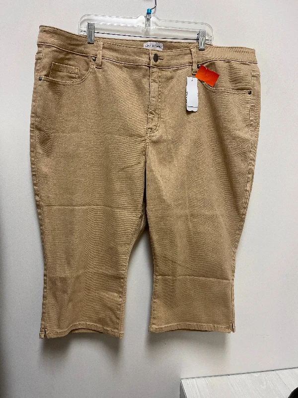 Rip and Tear Men's JeansJeans Cropped By Lane Bryant In Tan, Size: 26
