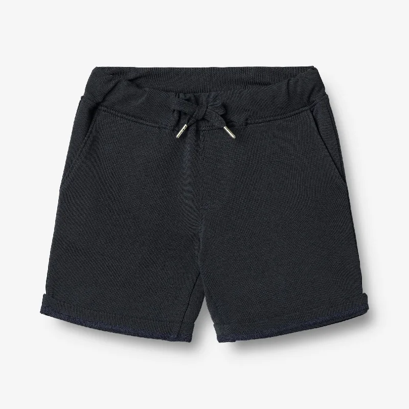 Men's Patterned Pants with Geometric DesignsSweatshorts Manfred - navy