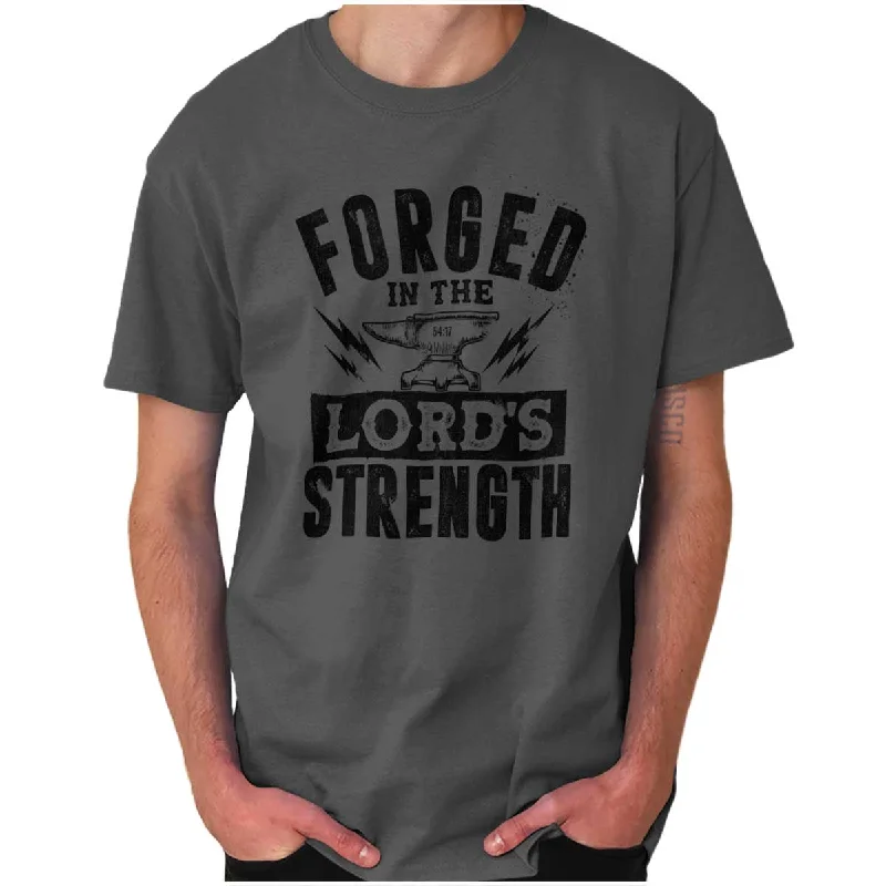 Men's Insulated Shirts for Cold WeatherForged in the Lord T Shirt