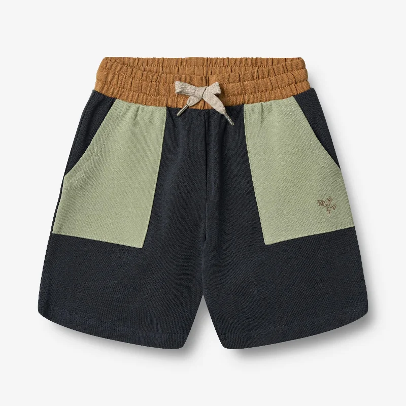 Men's Pants with Logo EmbossmentsSweat shorts Elmo - navy