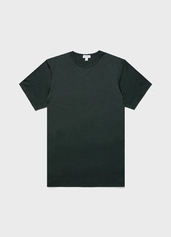 Men's Shirts with Adjustable HemlinesMen's Classic T-shirt in Holly Green